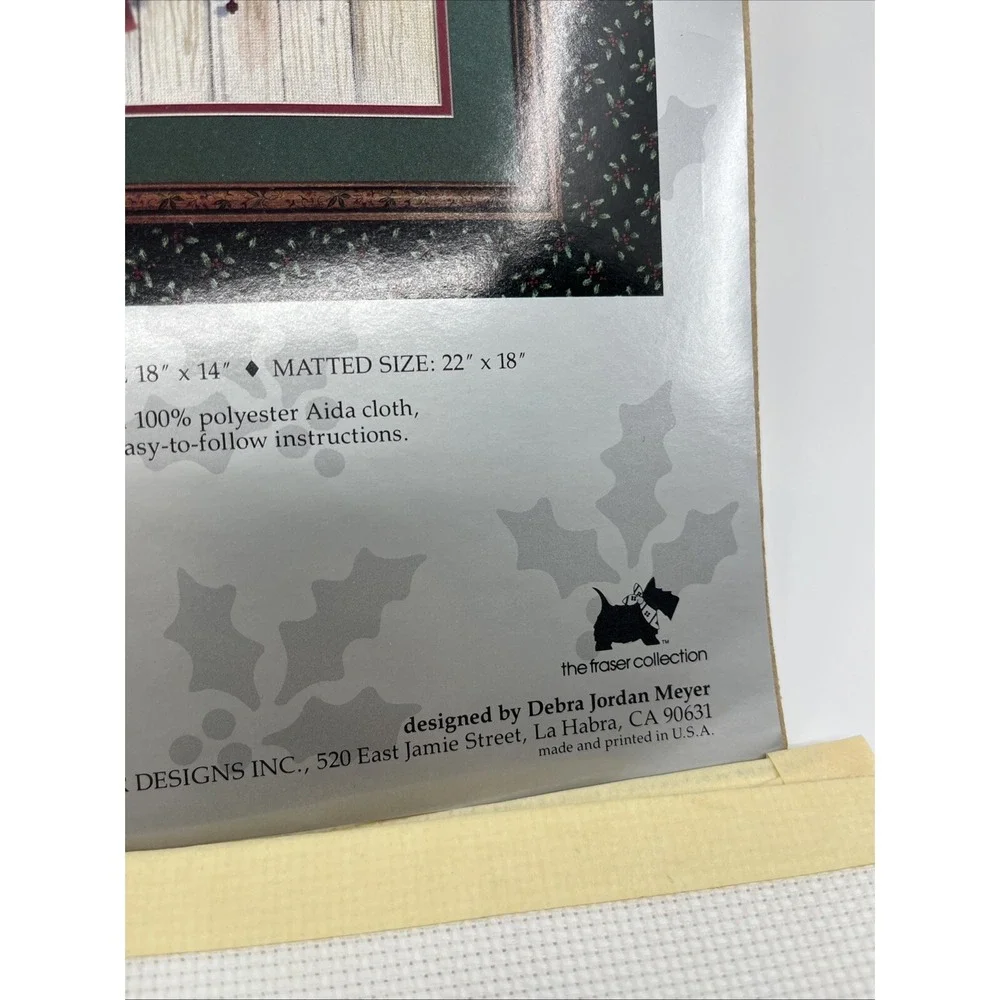 Santa Cross Stitch Pattern Needle Thread Instructions 18